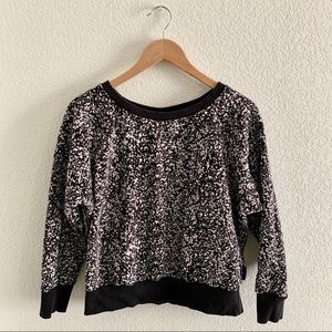 REEBOK Women’s M Paint Splatter Sweatshirt